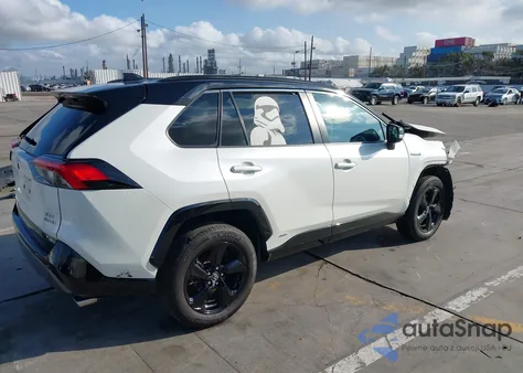 2020 Toyota Rav4 Hybrid Xse из США, поврежденный, VIN 2T3EWRFV9LW047930